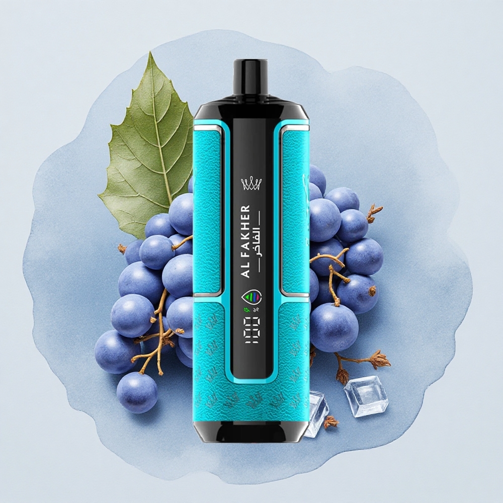 Al Fakher Crown Bar 15K Hypermax Френско грозде Леден 22мл 600мAh DTL