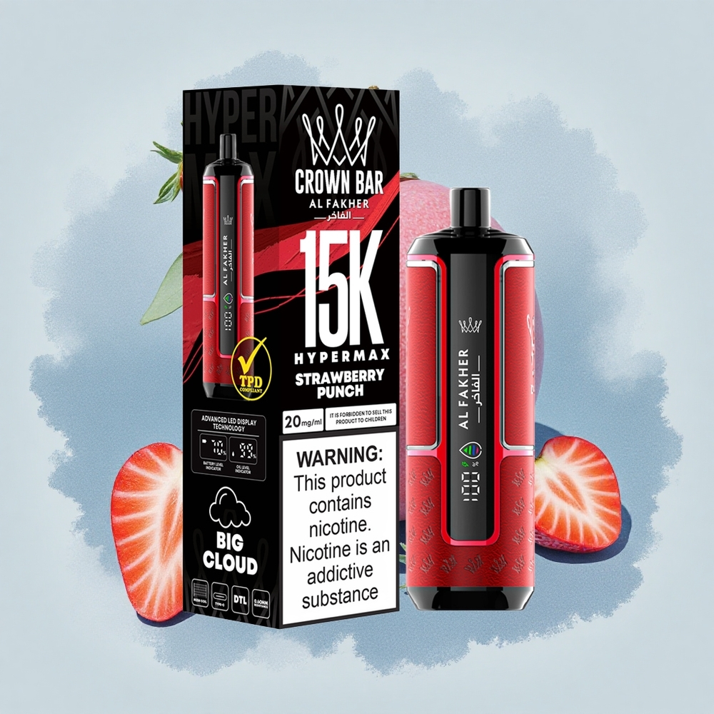 Al Fakher Crown Bar 15K Hypermax Ягодов Удар 22ml 600mAh Type-C