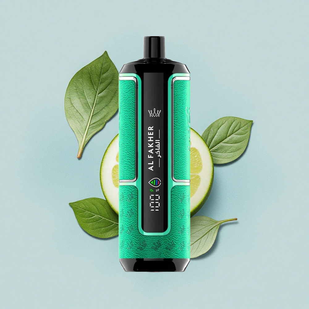 Al Fakher Crown Bar 15K Hypermax Лимон Мента Хипер Компактен Тип-C
