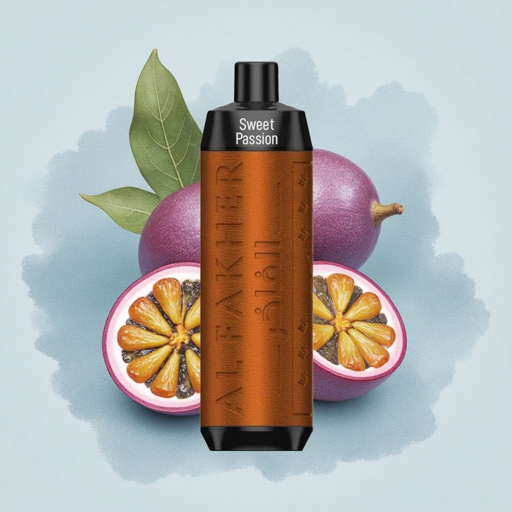 Al Fakher Crown Bar 8000 Crystal Сладка Пасионфрут с 18мл и 5мг Никотин