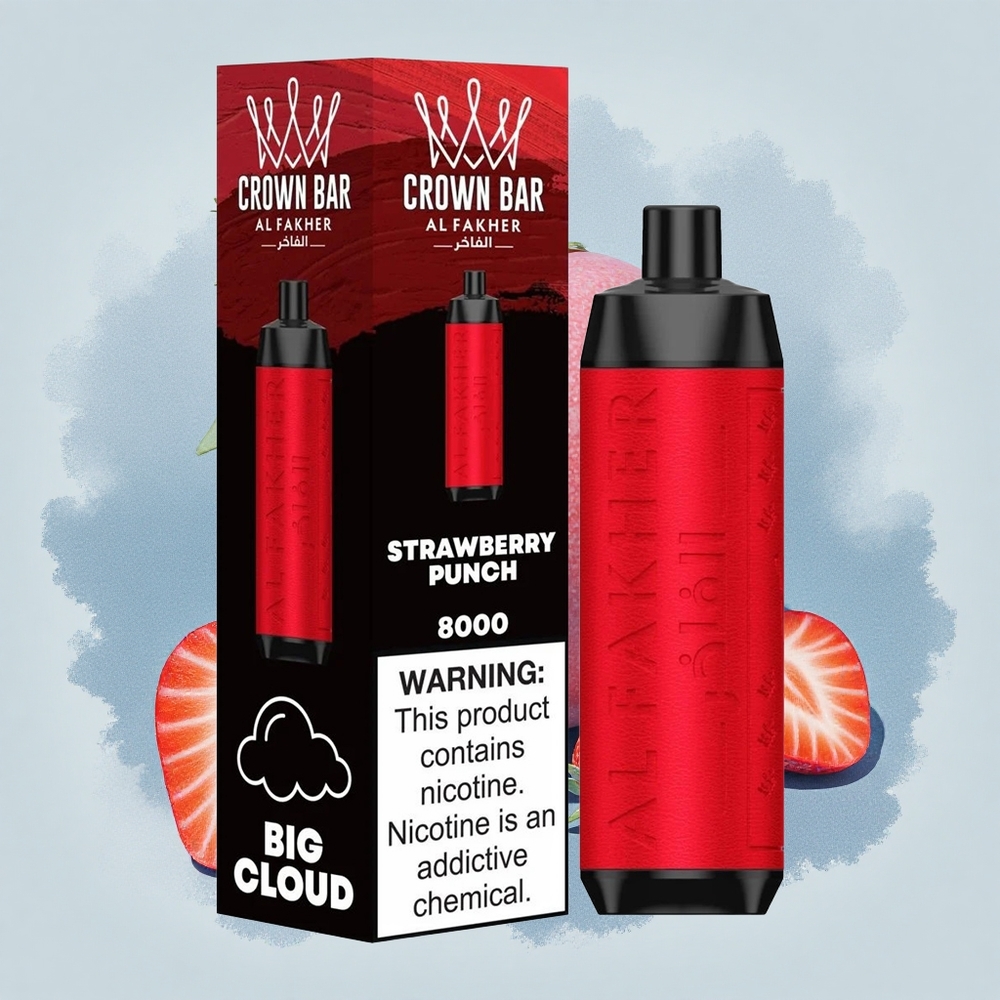Al Fakher Crown Bar 8000 Crystal Ягодов Удар 600mAh 18ml 5mg