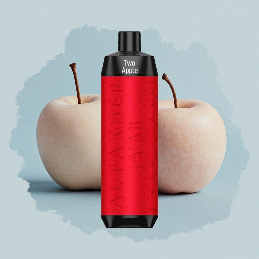 Al Fakher Crown Bar 8000 Crystal Две Ябълки 600mAh Тип-C 18ml