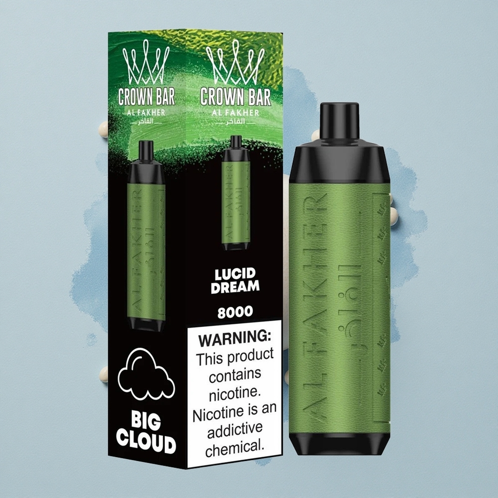 Al Fakher Crown Bar 8000 Crystal Лумен Сън Crystal 600mAh USB-C