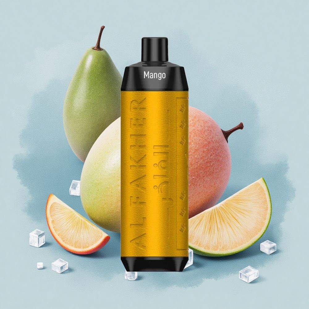 Al Fakher Crown Bar 8000 Crystal Мангов Лед USB-C 18мл 5мг