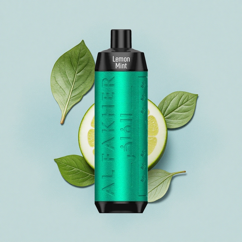 Al Fakher Crown Bar 8000 Crystal Лимонова Мента Кристал с USB-C и 18мл