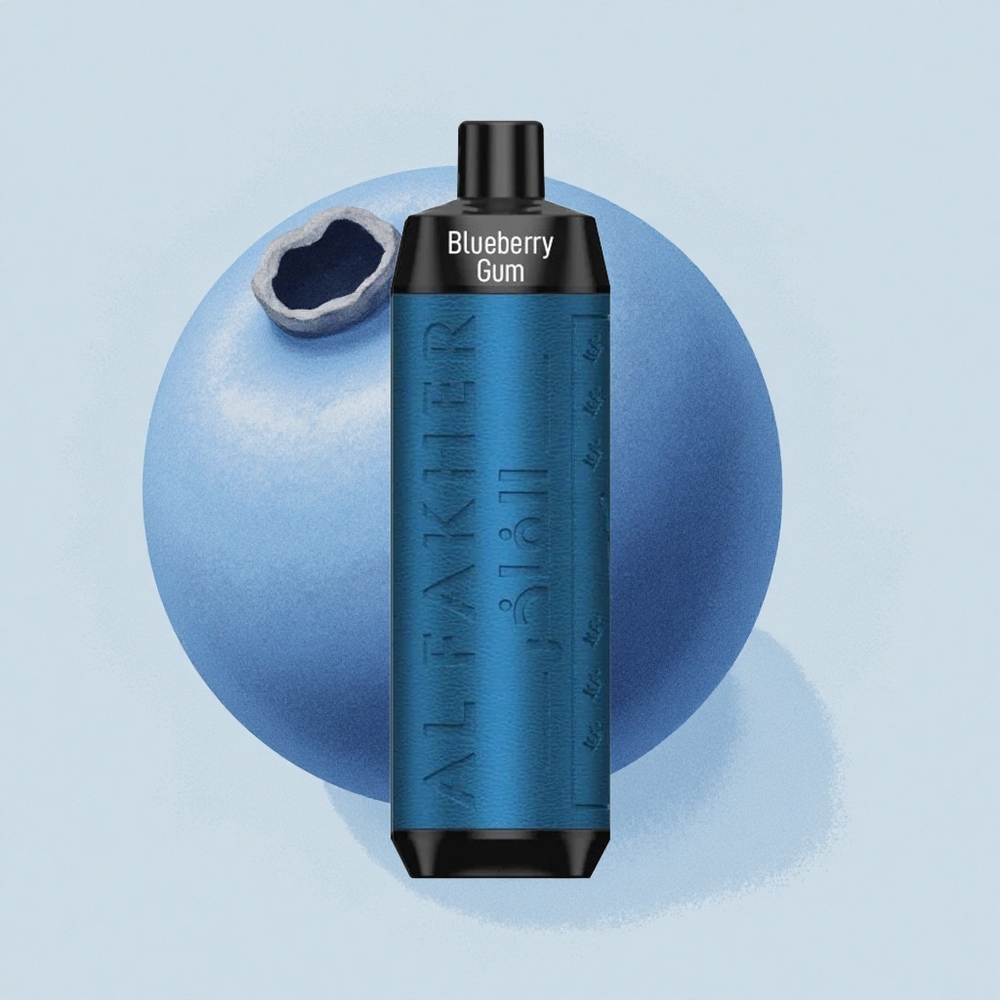 Al Fakher Crown Bar 8000 Crystal Боровинкова дъвка с USB-C заряждане и 5mg никотин