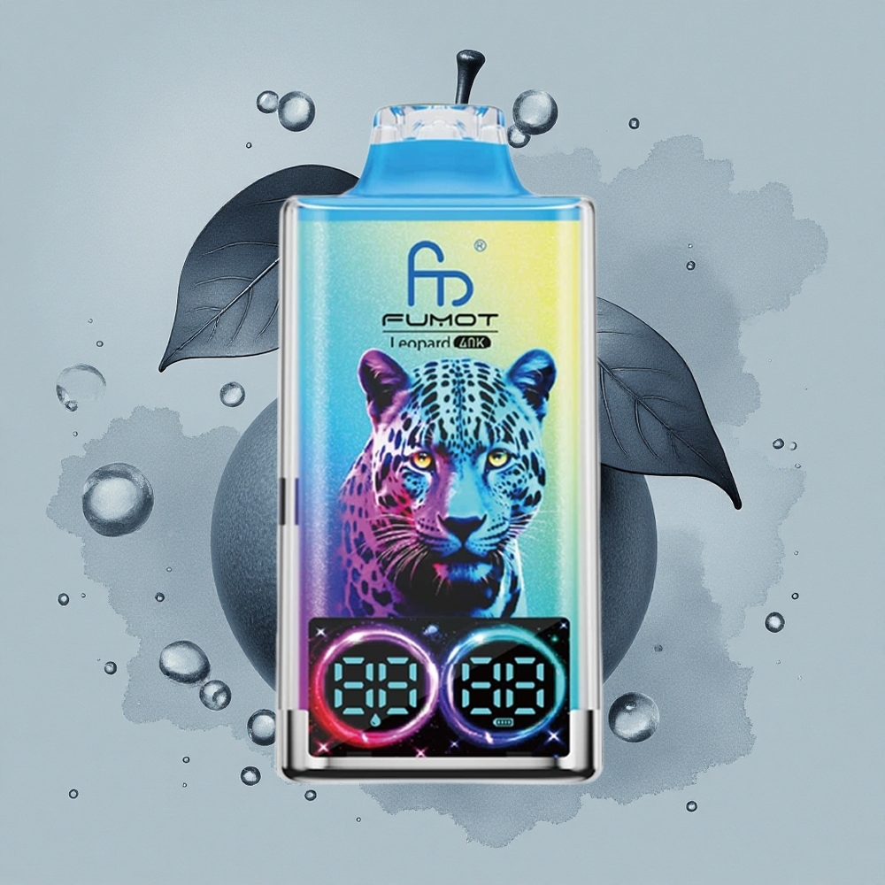 Fumot Leopard 40K Puffs Черен Дракон Лед 5% Dual Mesh 700mAh