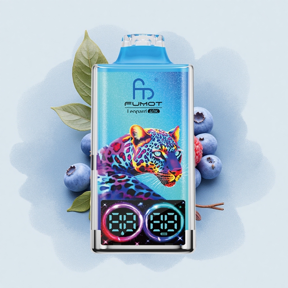 Fumot Leopard 40K Puffs Боровинка Малина 5% Dual Mesh Type-C