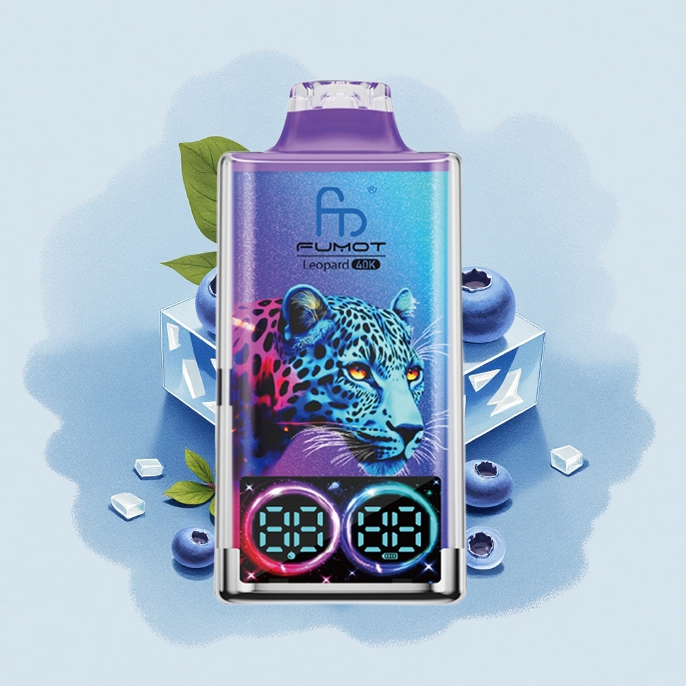 Fumot Leopard 40K Puffs Боровинка на лед с 5% Никотин и Dual Mesh