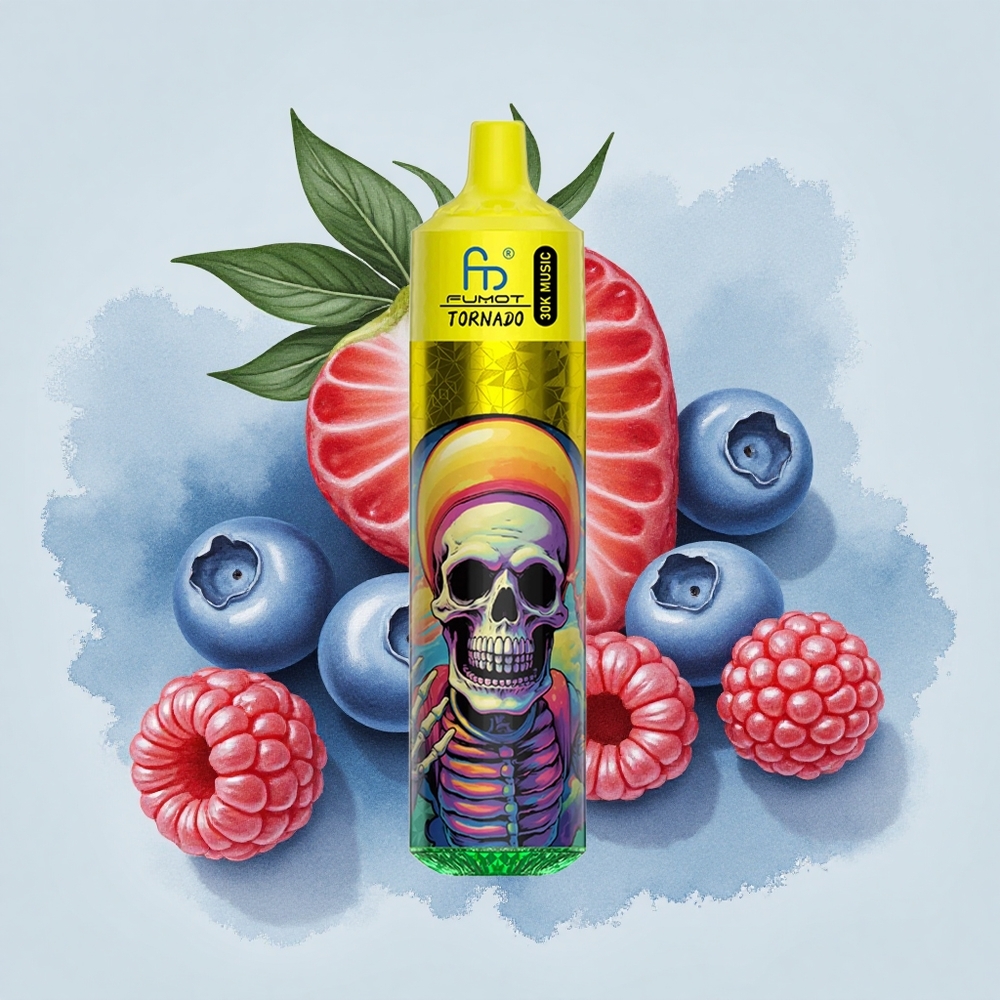 Fumot Randm Tornado 30000 Puffs Ягода Малина Боровинка с 30mL и 1.0 Ohm мрежа