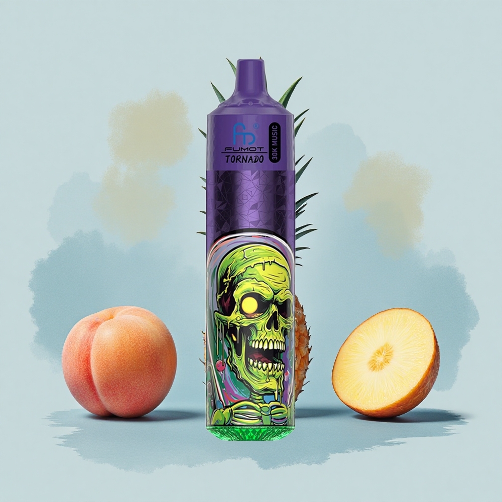 Fumot Randm Tornado 30000 Puffs Праскова Манго Ананас с 30mL течност и 5% никотин