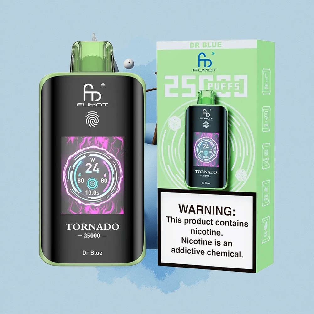 Fumot Tornado 25000 Puffs Доктор Син Тип-C 20ml 700mAh