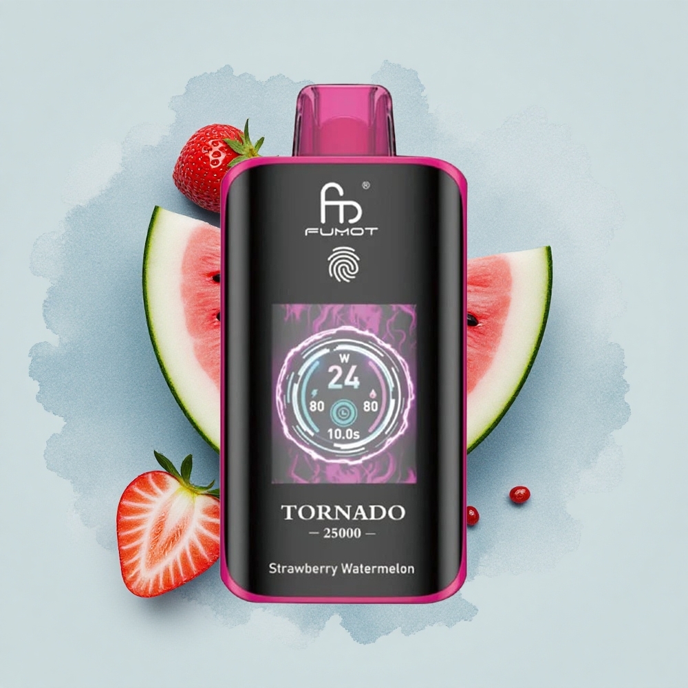 Fumot Tornado 25000 Puffs Ягода Диня HD Екран 700mAh 20ml
