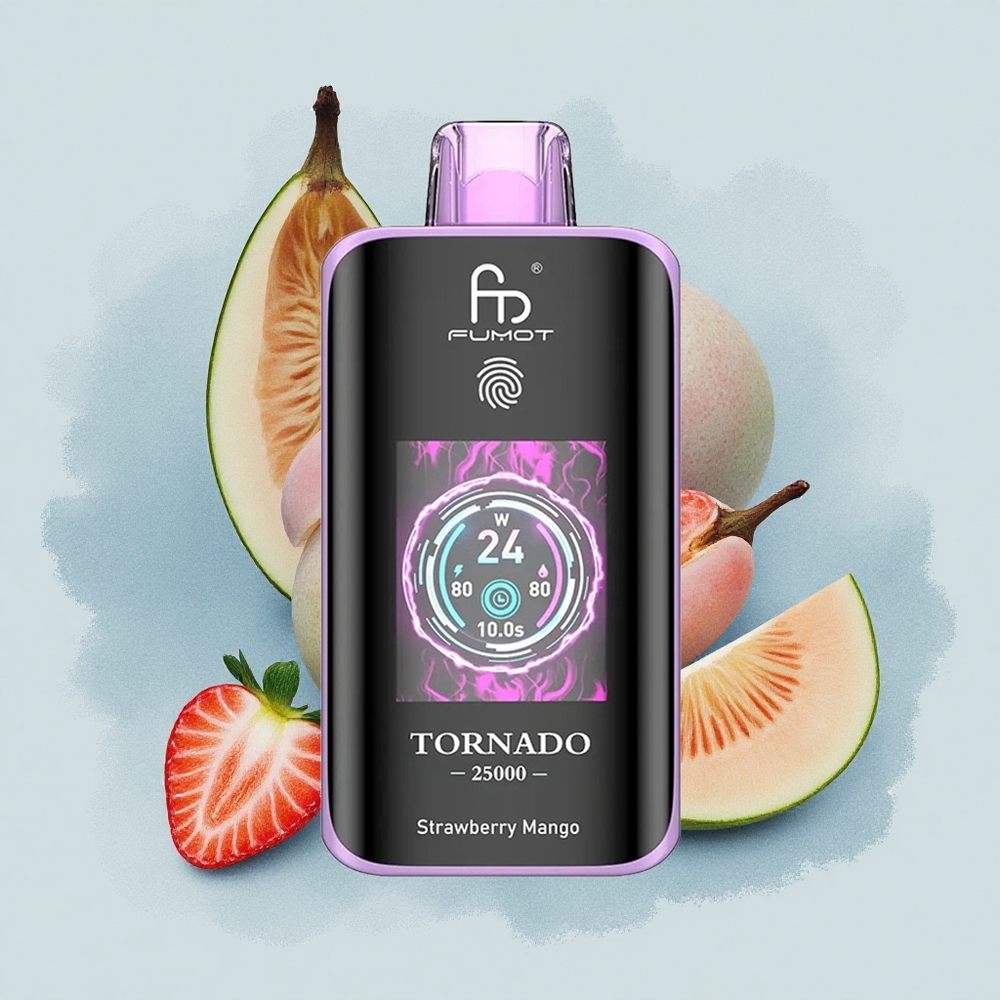 Fumot Tornado 25000 Puffs Ягода Манго HD 700mAh Type-C