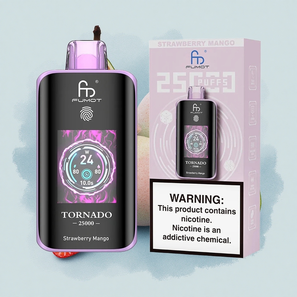 Fumot Tornado 25000 Puffs Ягода Манго HD 700mAh Type-C