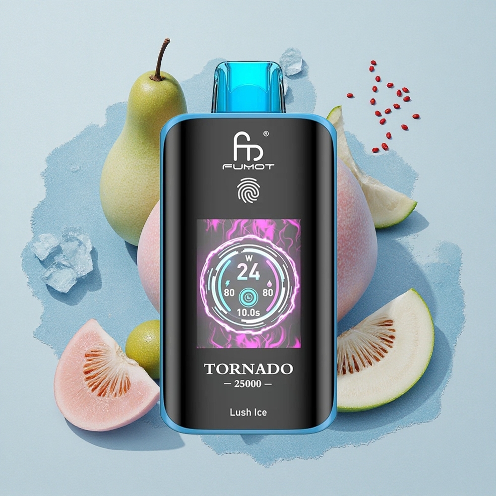 Fumot Tornado 25000 Puffs Свеж Лед HD 700mAh Type-C
