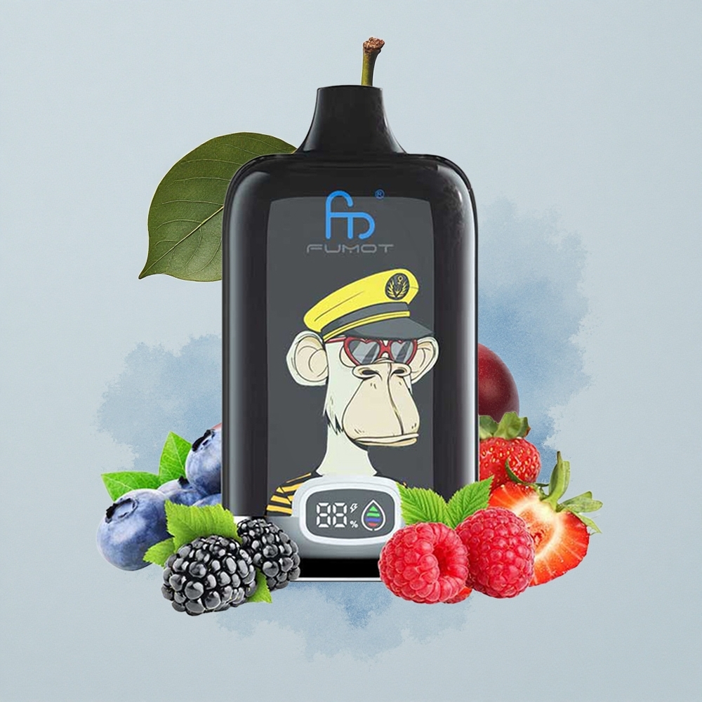 Fumot Tornado Digital Box 12000 Puffs Черешов Торнадо Мрежа 20мл Тип-C
