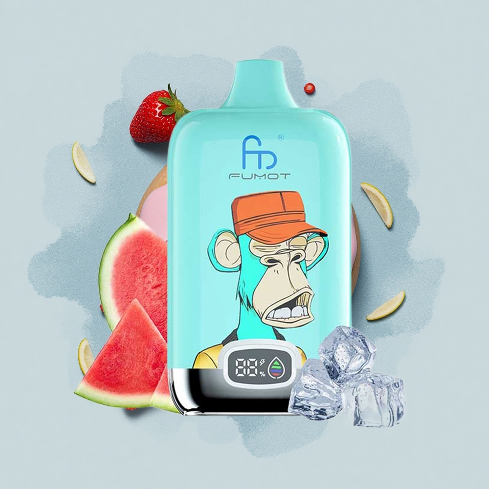 Fumot Tornado Digital Box 12000 Puffs Ягодова Поничка Меш Койл Тип-C