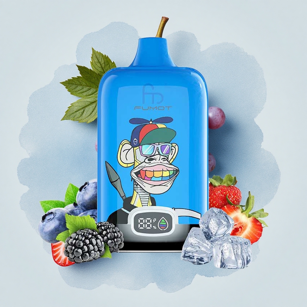Fumot Tornado Digital Box 12000 Puffs Ягода Грозде Мрежа Батерия