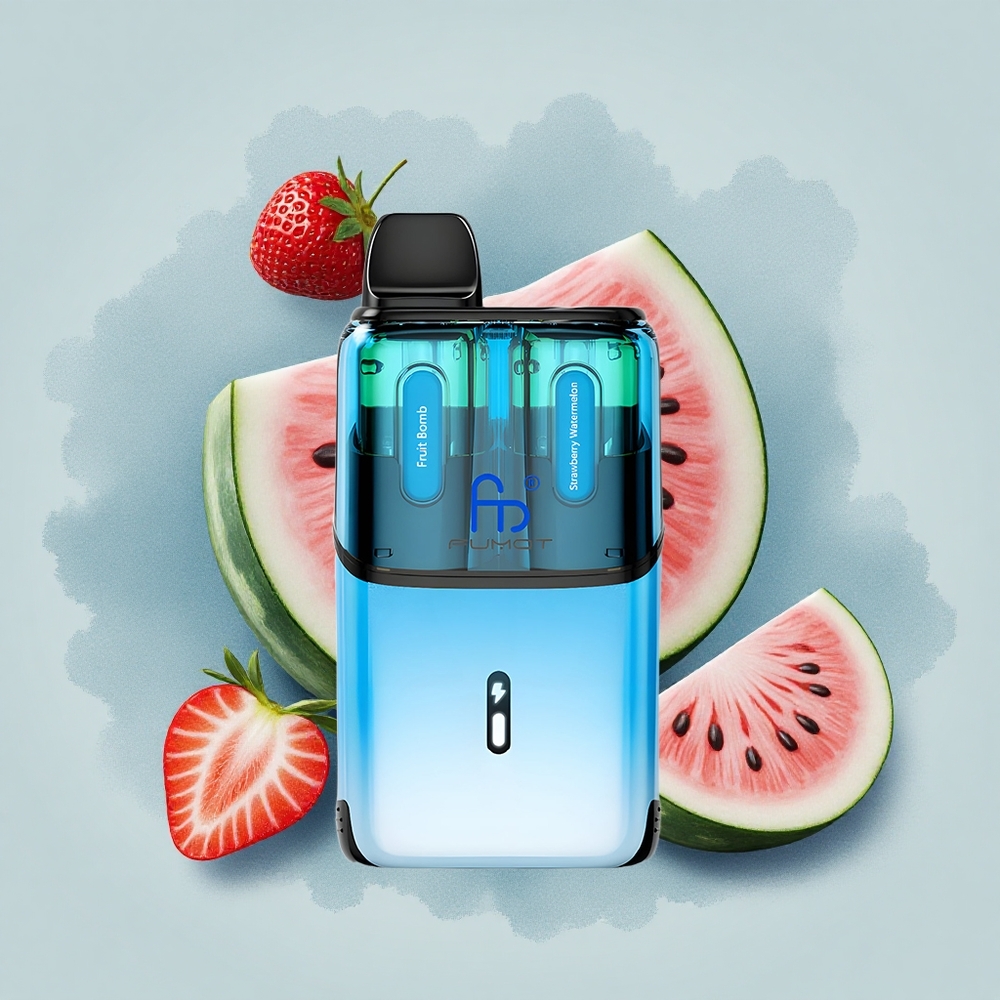 Fumot Ultra T32000 Puffs Фруктова Бомба - Ягода Диня с 24мл и Бързо Зареждане