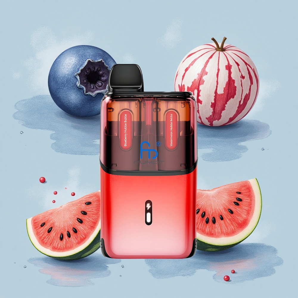 Fumot Ultra T32000 Puffs Хубба Бубба Диня с Напреднала Мрежеста Намотка и Бързо Зареждане