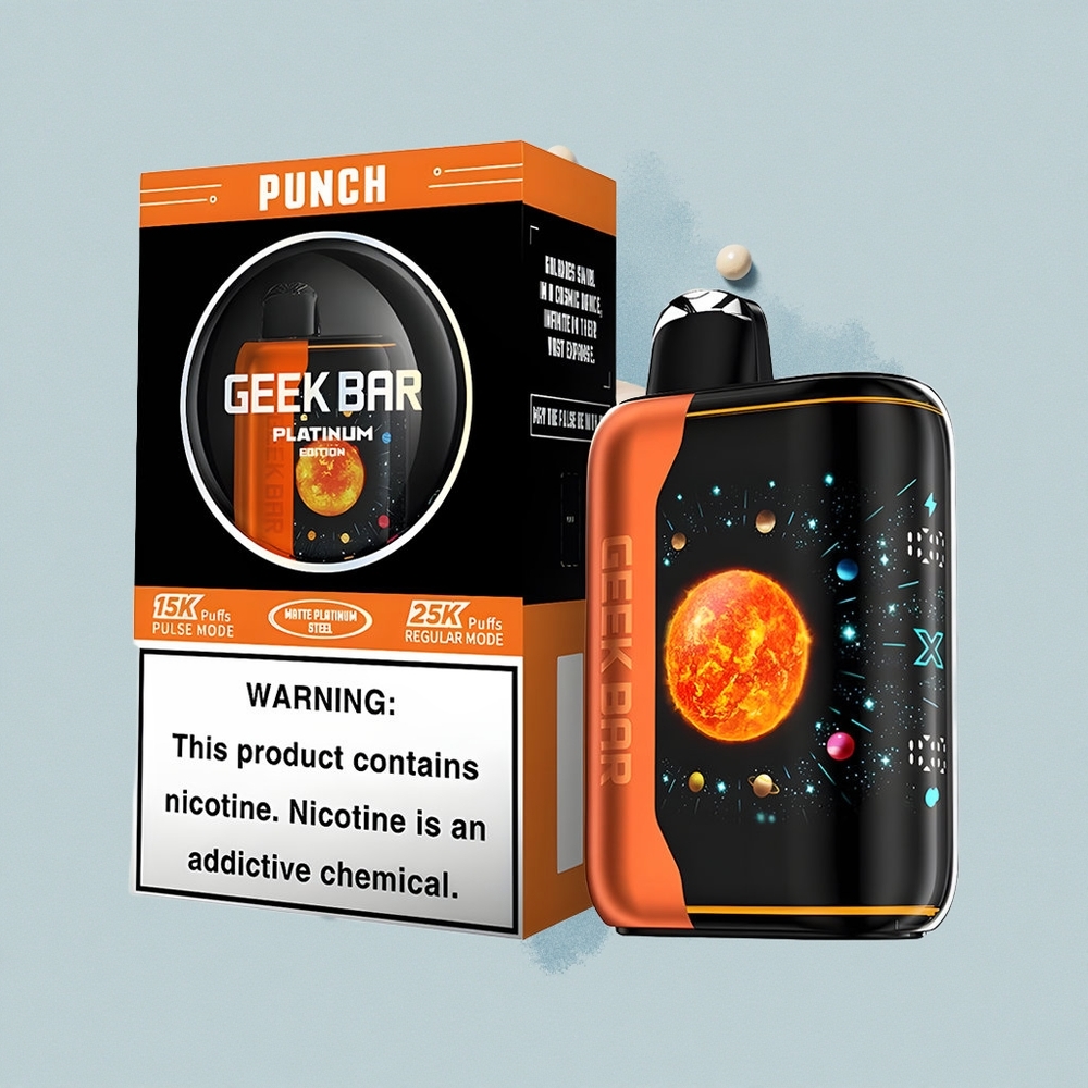 GEEK BAR Platinum Edition 25000 Puffs Пънч Платинен с Двойна Мрежа и 20мл