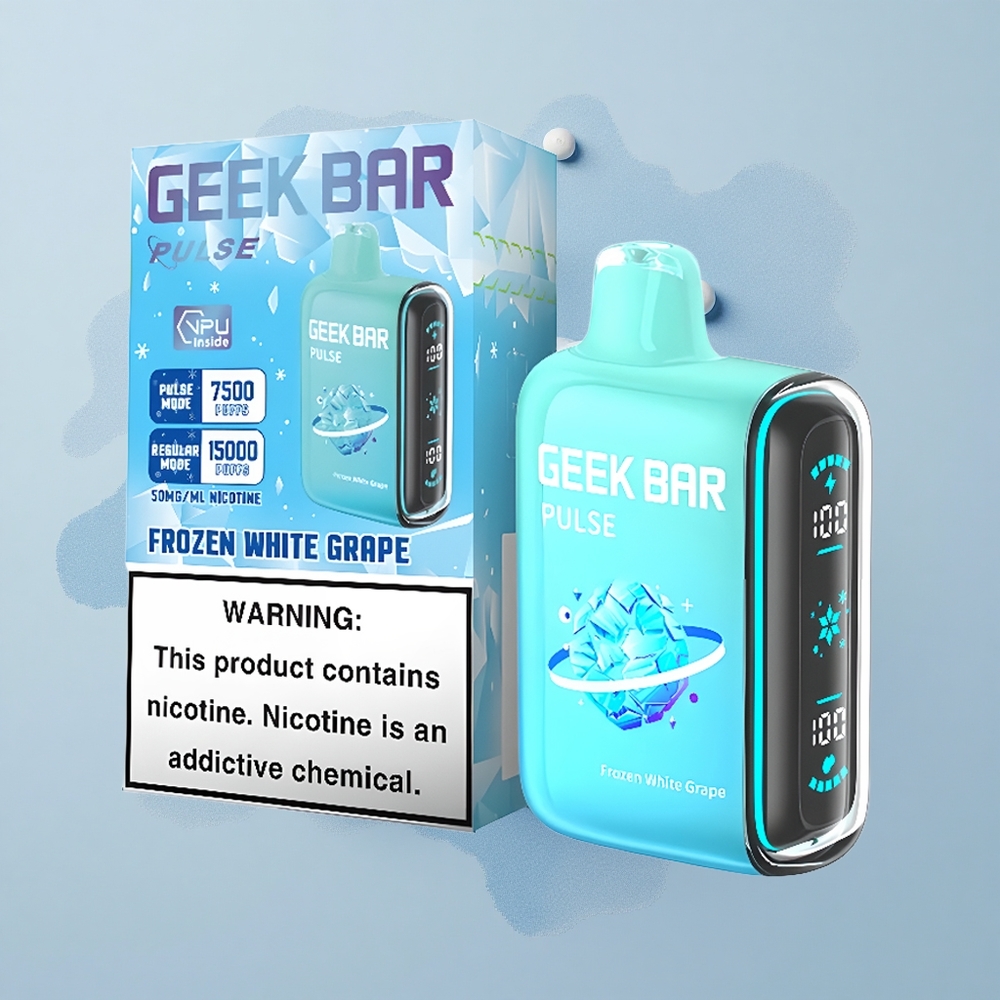 GEEK BAR Pulse 15000 Puffs Замръзнало издание с 16ML и регулируем въздушен поток