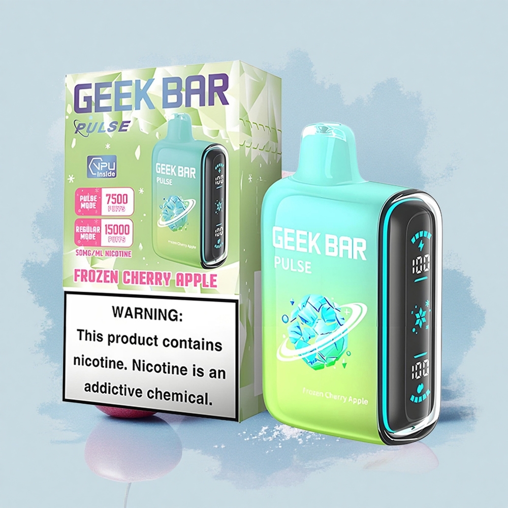 GEEK BAR Pulse 15000 Puffs Замръзнало издание с 16ML и регулируем въздушен поток