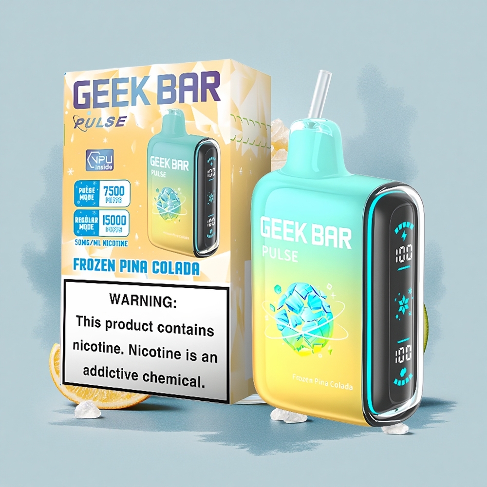 GEEK BAR Pulse 15000 Puffs Замръзнало издание с 16ML и регулируем въздушен поток