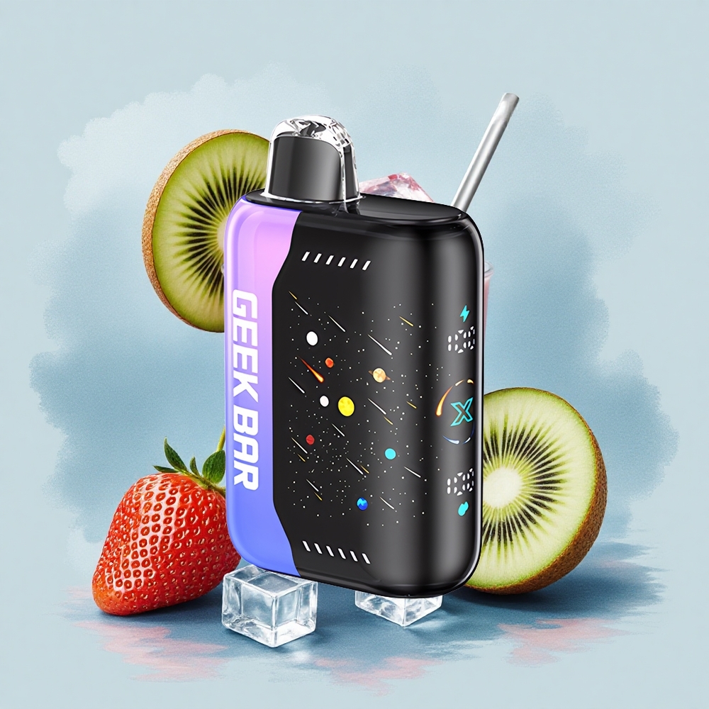 GEEK BAR Pulse X 42K Puffs Meteor Edition Ягода Киви Лед с Двойна Мрежа и Батерия 820mAh