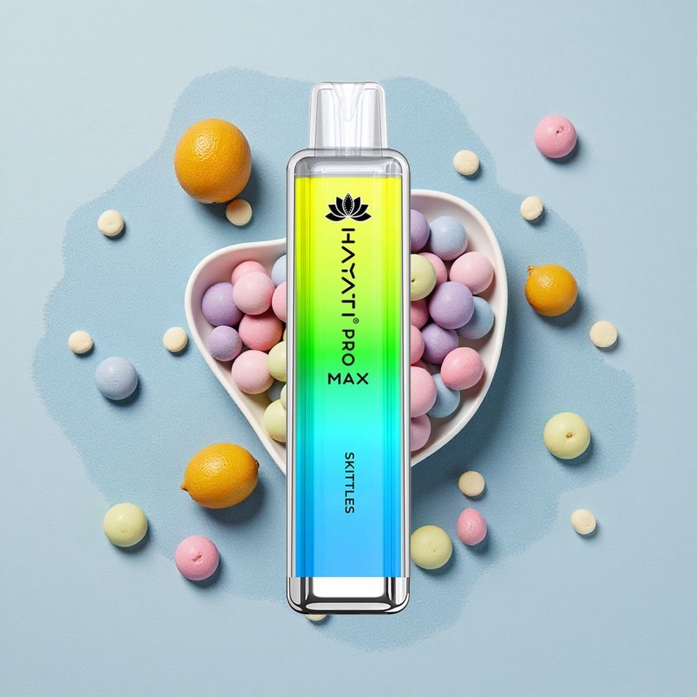 Hayati Pro Max 4000 Puffs Скитълс Кристал Про Дъал Коил 1400mAh