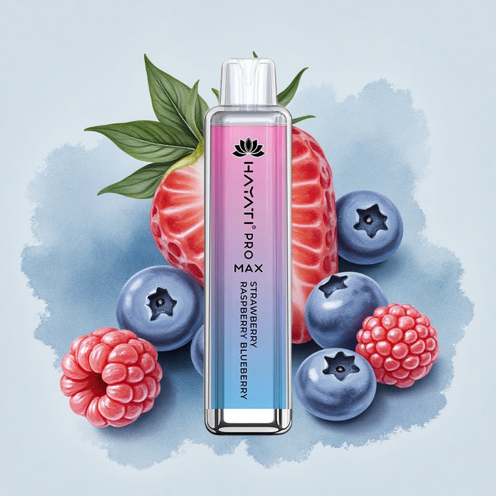 Hayati Pro Max 4000 Puffs Ягода Про Макс 1400mAh Кристал