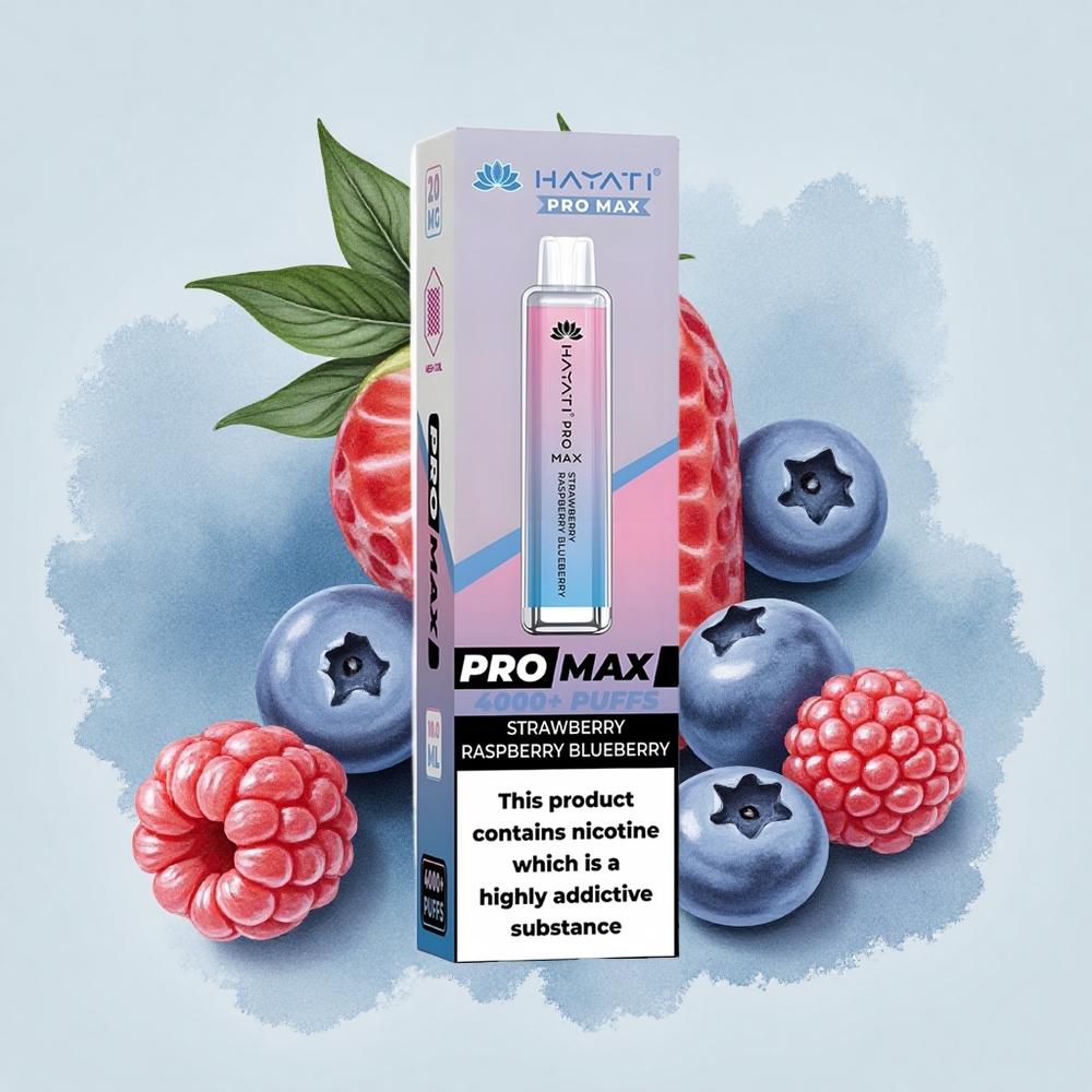 Hayati Pro Max 4000 Puffs Ягода Про Макс 1400mAh Кристал