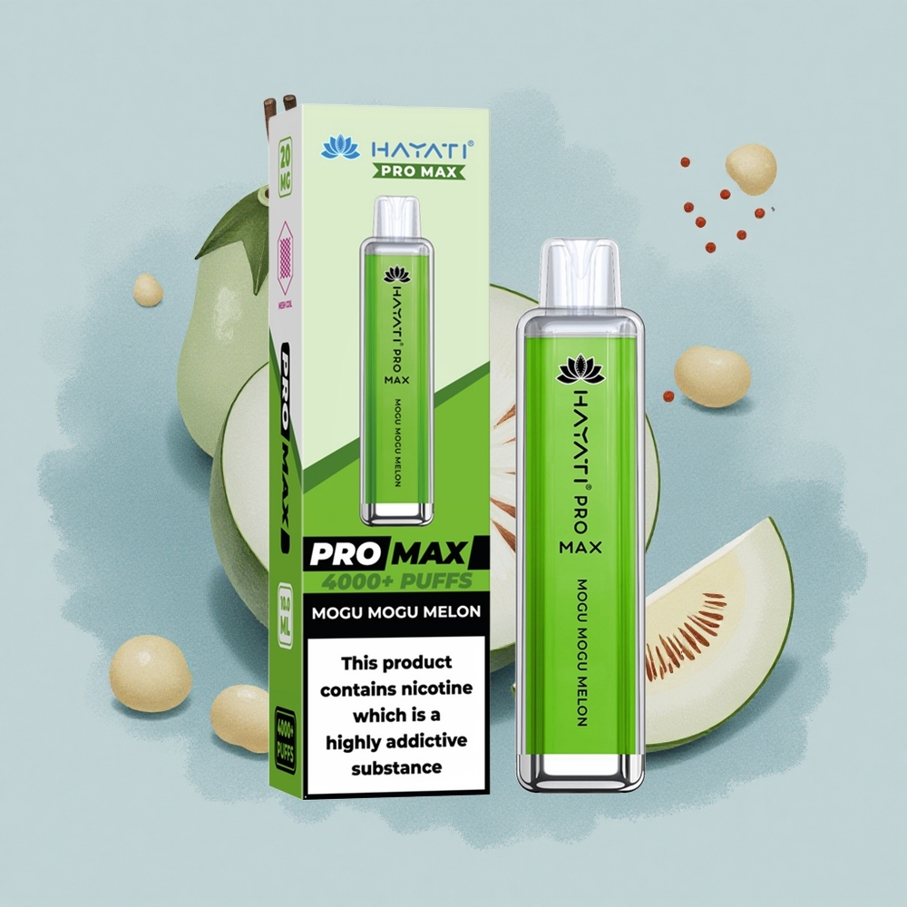 Hayati Pro Max 4000 Puffs Могу Могу Пъпеш 2мл 1400mAh LED