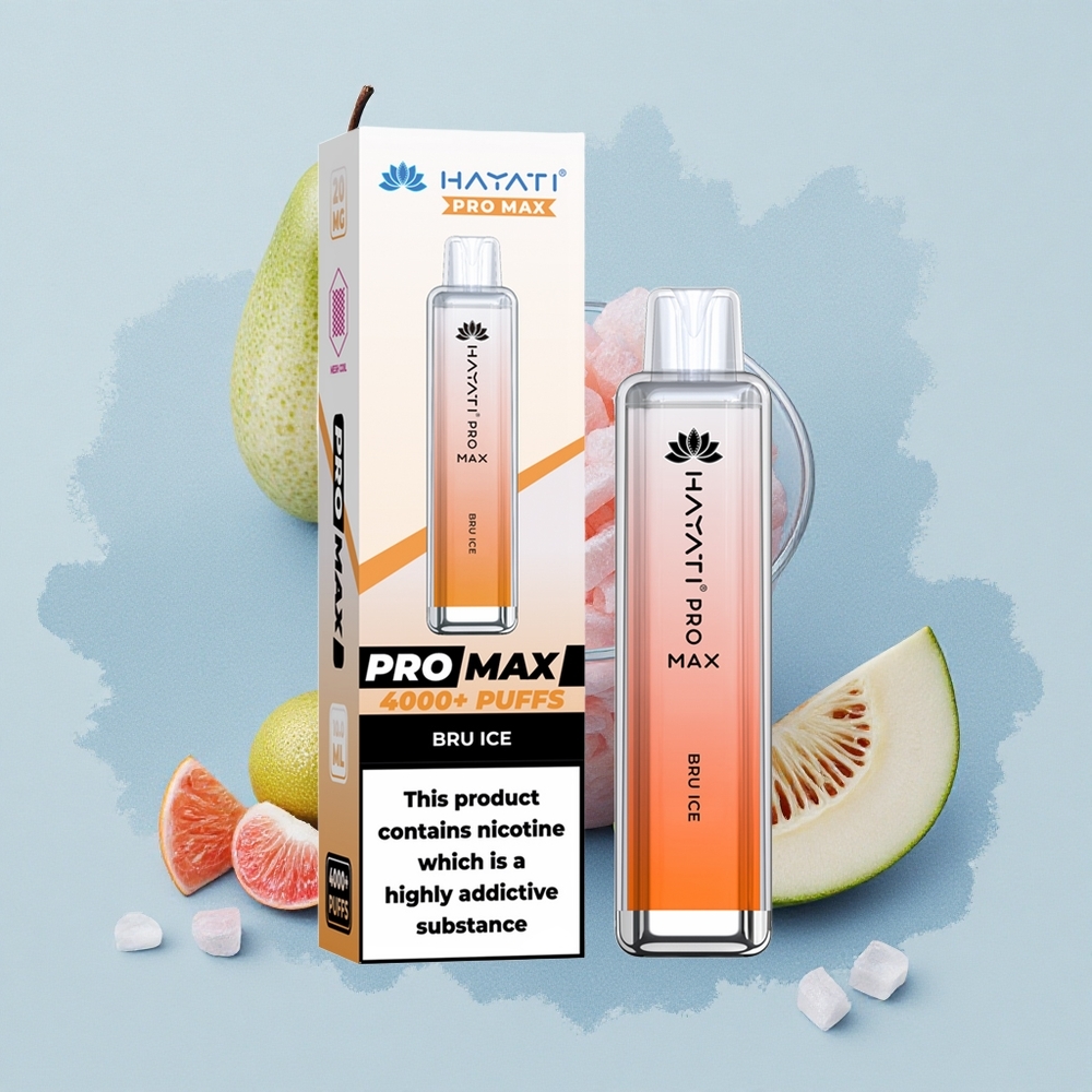 Hayati Pro Max 4000 Puffs Бру Лед Про 2мл 5% Никотин