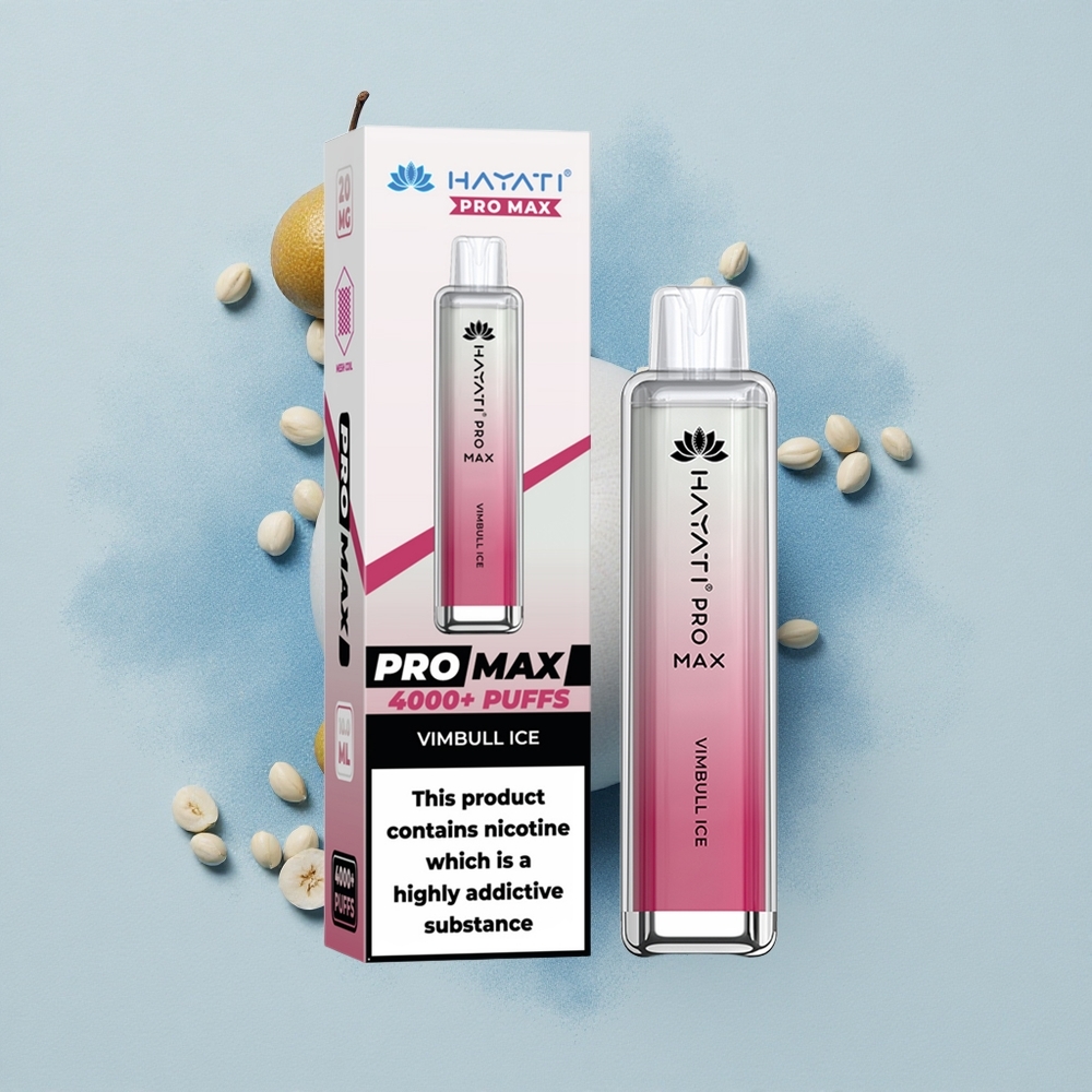 Hayati Pro Max 4000 Puffs Вимбул Лед - Двойна Грижа 2мл Резервоар Перезареждаем Батерия