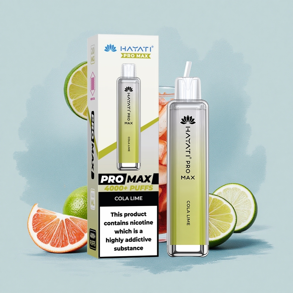 Hayati Pro Max 4000 Puffs Кола Лайм 2мл ТРД