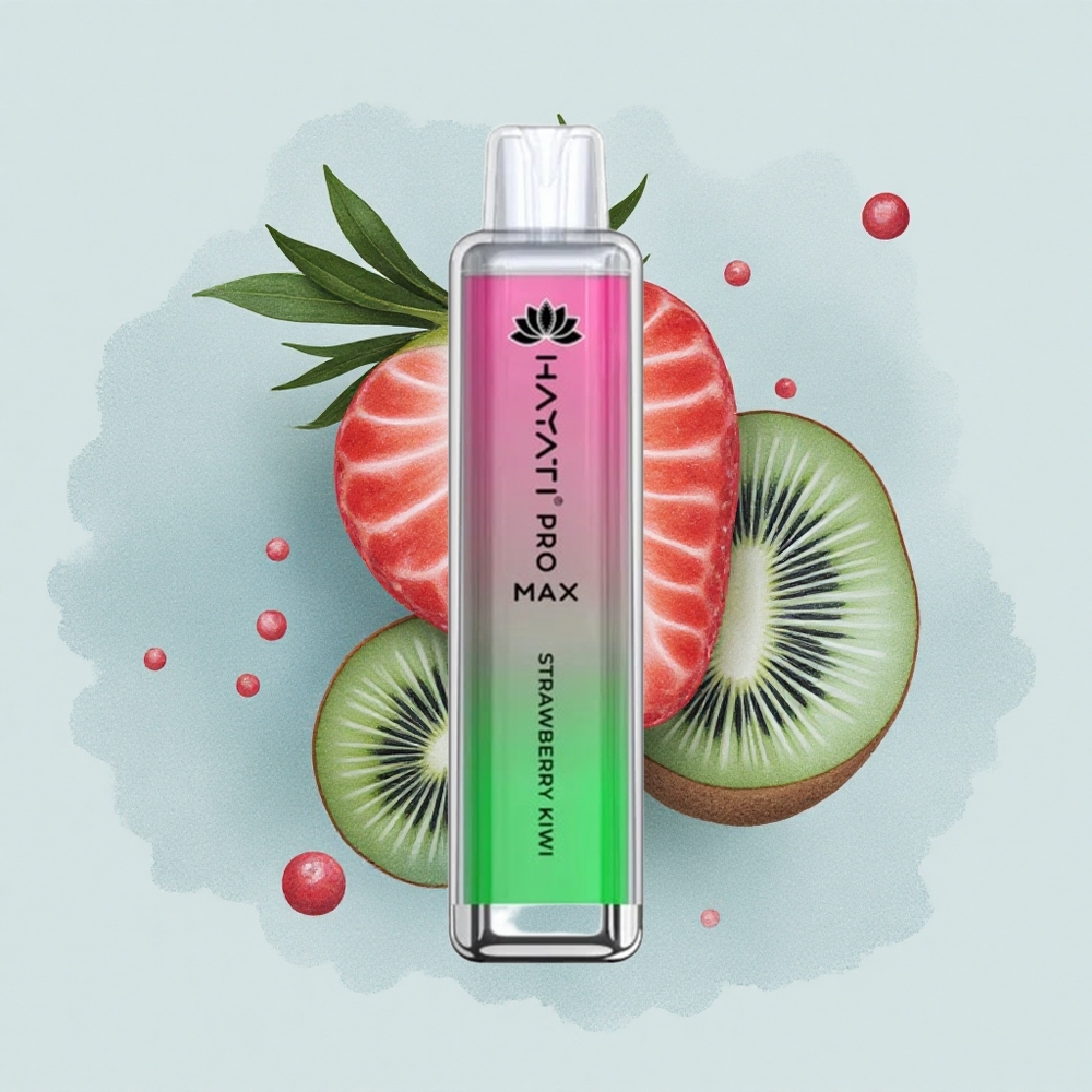 Hayati Pro Max 4000 Puffs Ягода Киви Двойна Мрежа 2мл Кристал