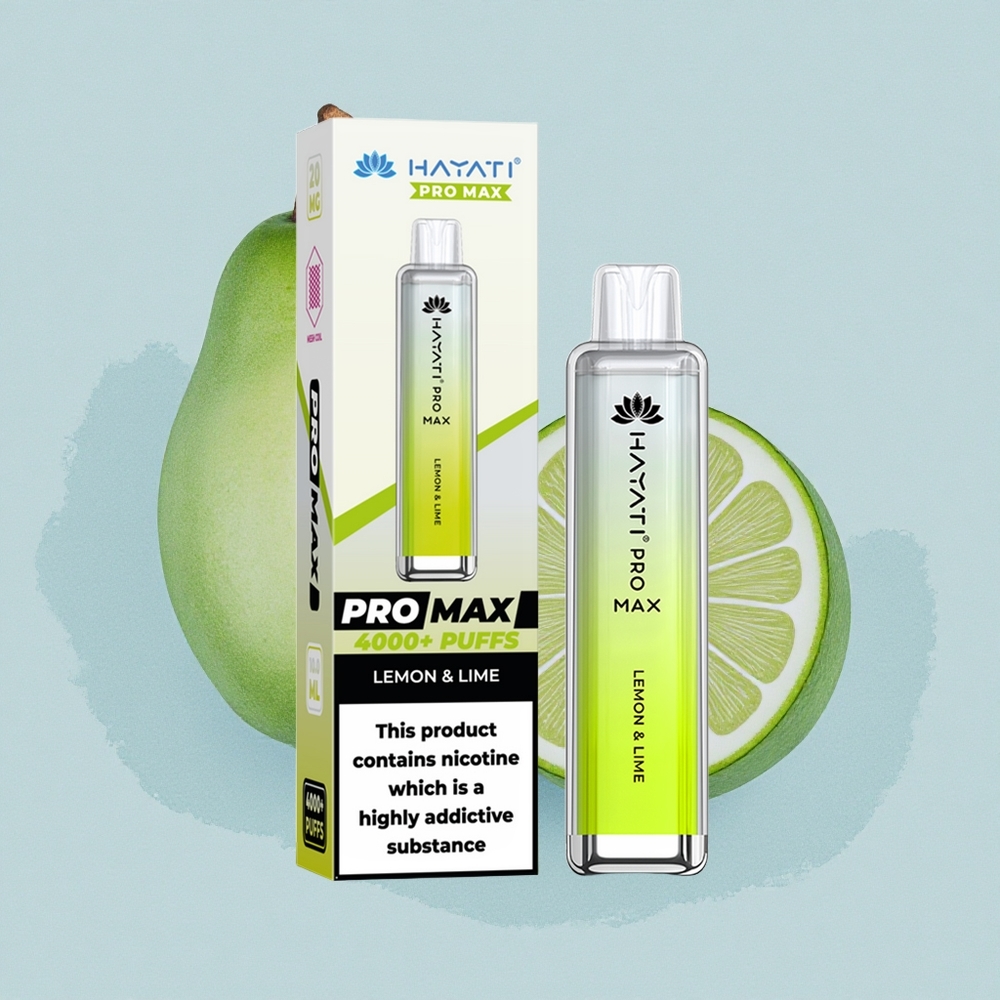 Hayati Pro Max 4000 Puffs Лимон & Лайм 2ml 1400mAh