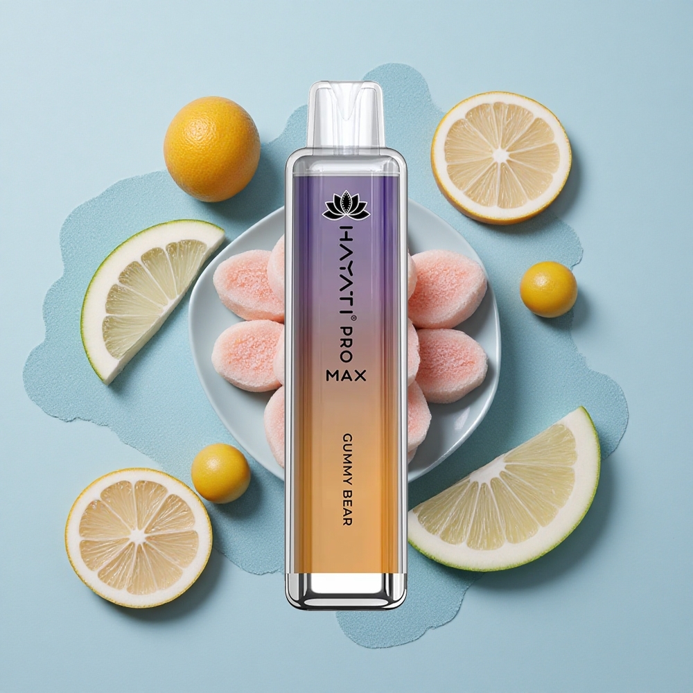 Hayati Pro Max 4000 Puffs Мечед Лъки Про Макс 4000 Въглища с Двойна Мрежа и Кристален Външен Вид