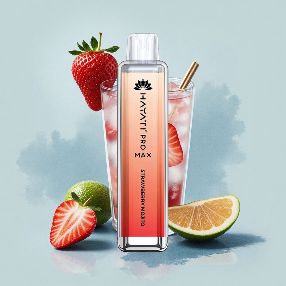 Hayati Pro Max 4000 Puffs Ягодова Можито с 5% Никотин и 1400mAh Батерия