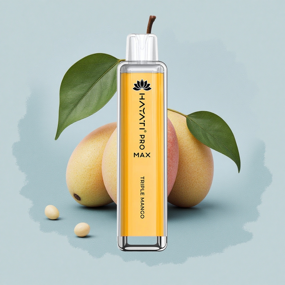 Hayati Pro Max 4000 Puffs Тройна Манго 5% Dual Mesh 1400mAh