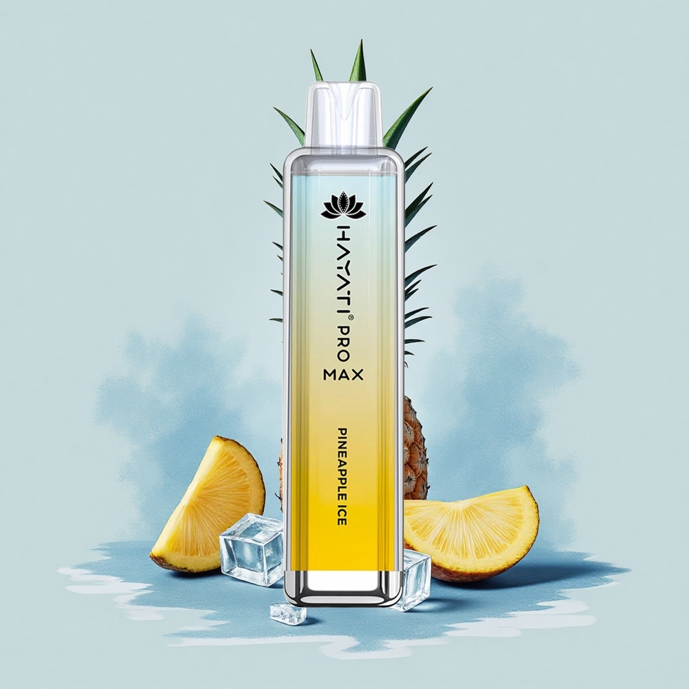 Hayati Pro Max 4000 Puffs Ананас Лед 5% Nicotine Dual Mesh 1400mAh