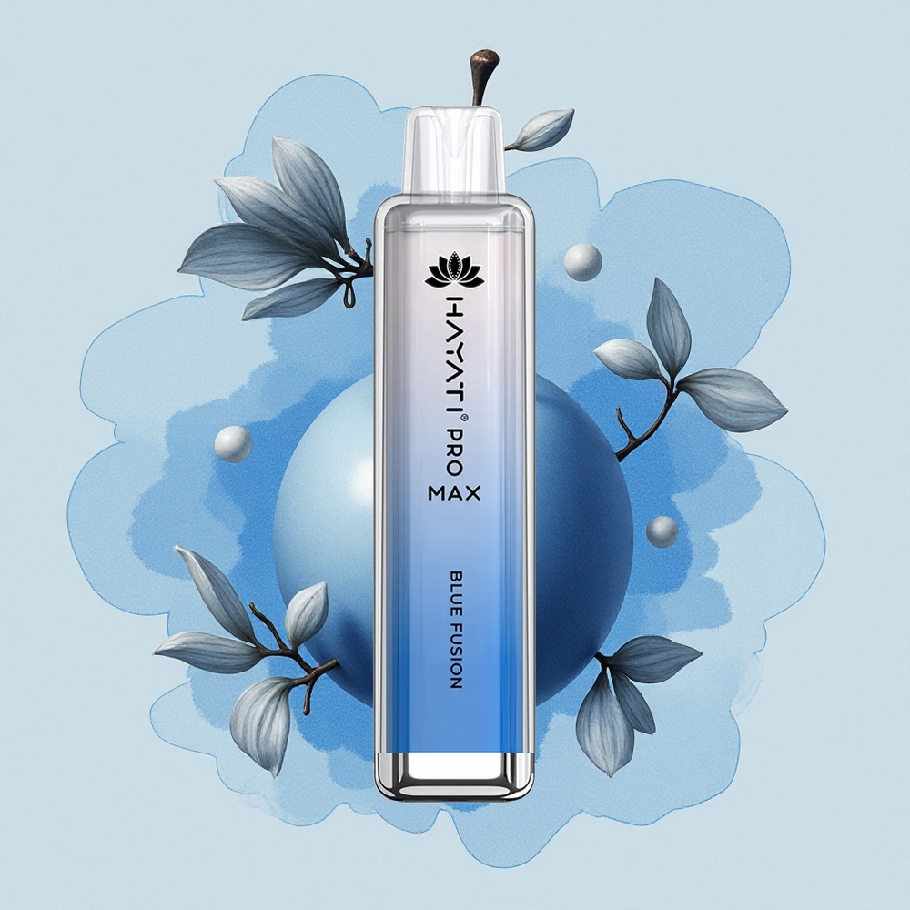 Hayati Pro Max 4000 Puffs Синьо Сливане Dual Coil LED