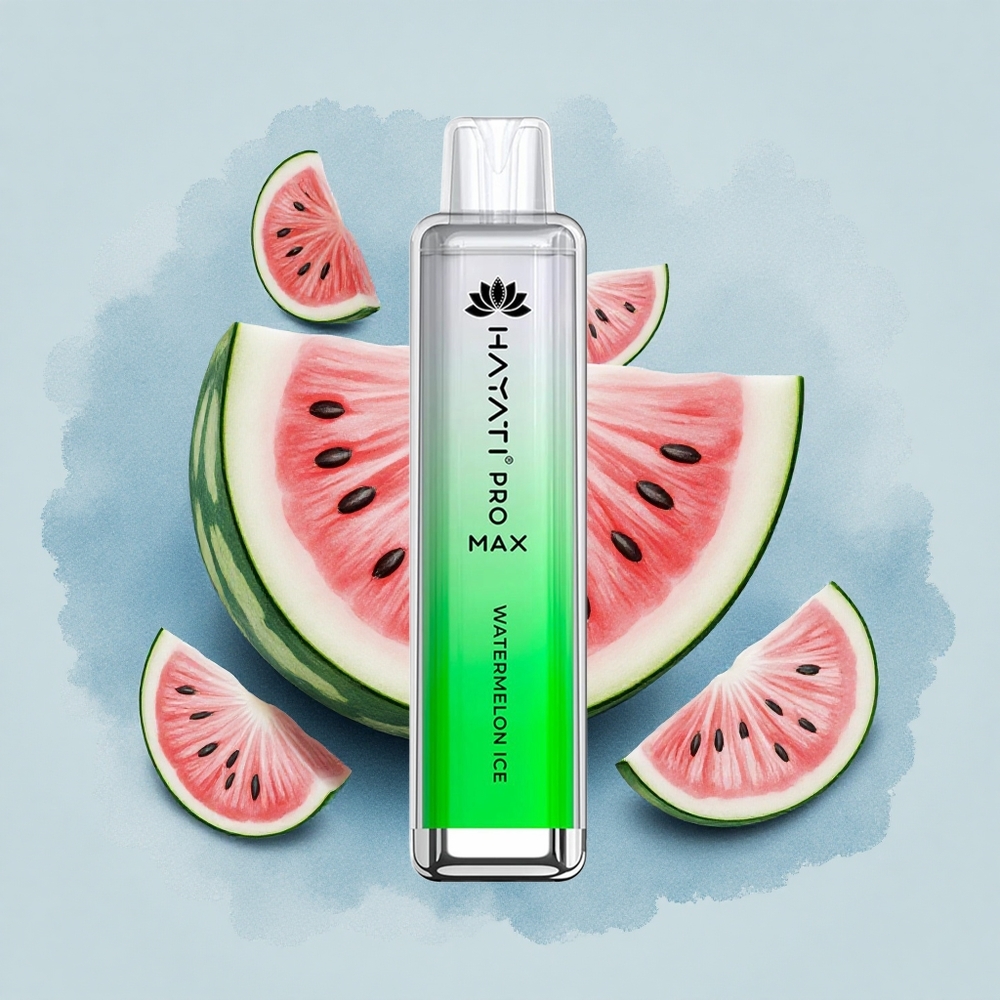 Hayati Pro Max 4000 Puffs Ледена диня Pro Max с двойна мрежа и авто дозатор