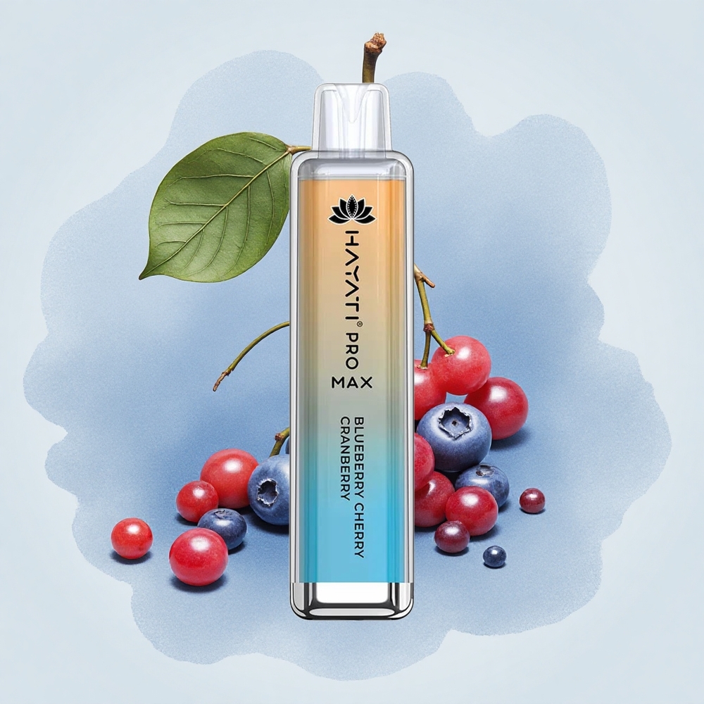 Hayati Pro Max 4000 Puffs Боровинка Череша Брусница Rechargeable Dual Mesh Crystal