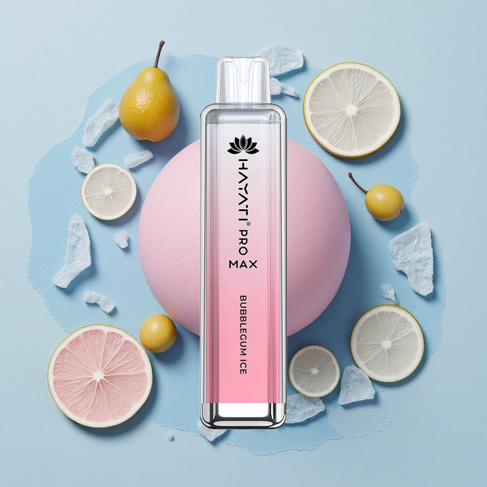 Hayati Pro Max 4000 Puffs Дъвка Леден Аромат с Двойна Намотка и Автоматично Зареждане