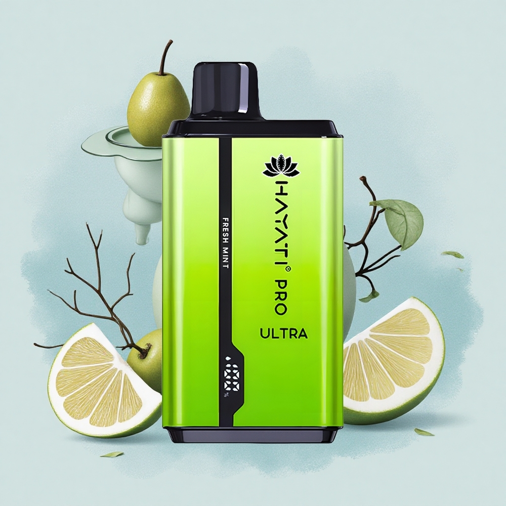 Hayati Pro Ultra 15000 Puffs Свежа Мента Ултра 12мл 2%