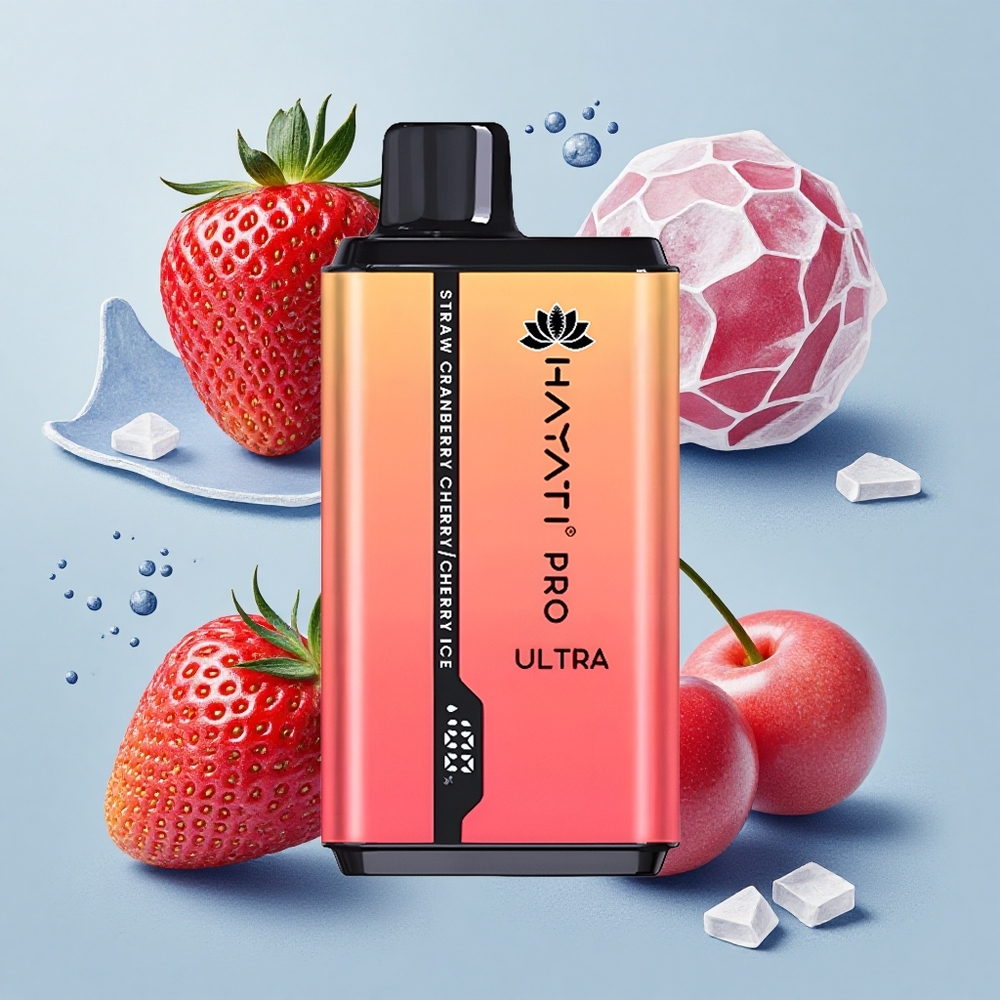 Hayati Pro Ultra 15000 Puffs Ягодово-Вишълов Леден 850mAh 24мл 2%