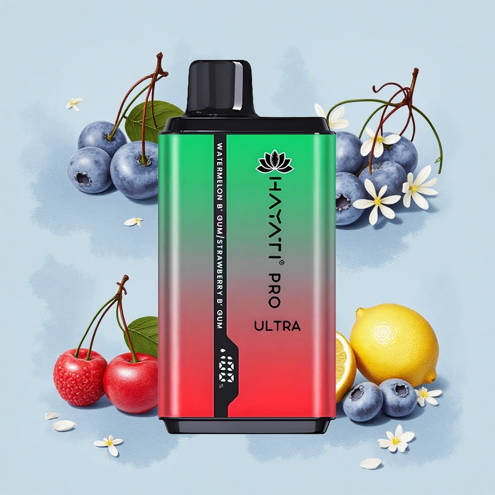 Hayati Pro Ultra 15000 Puffs Боровинка Малина Череша Лимон & Боровинка 850mAh 24ml 2%